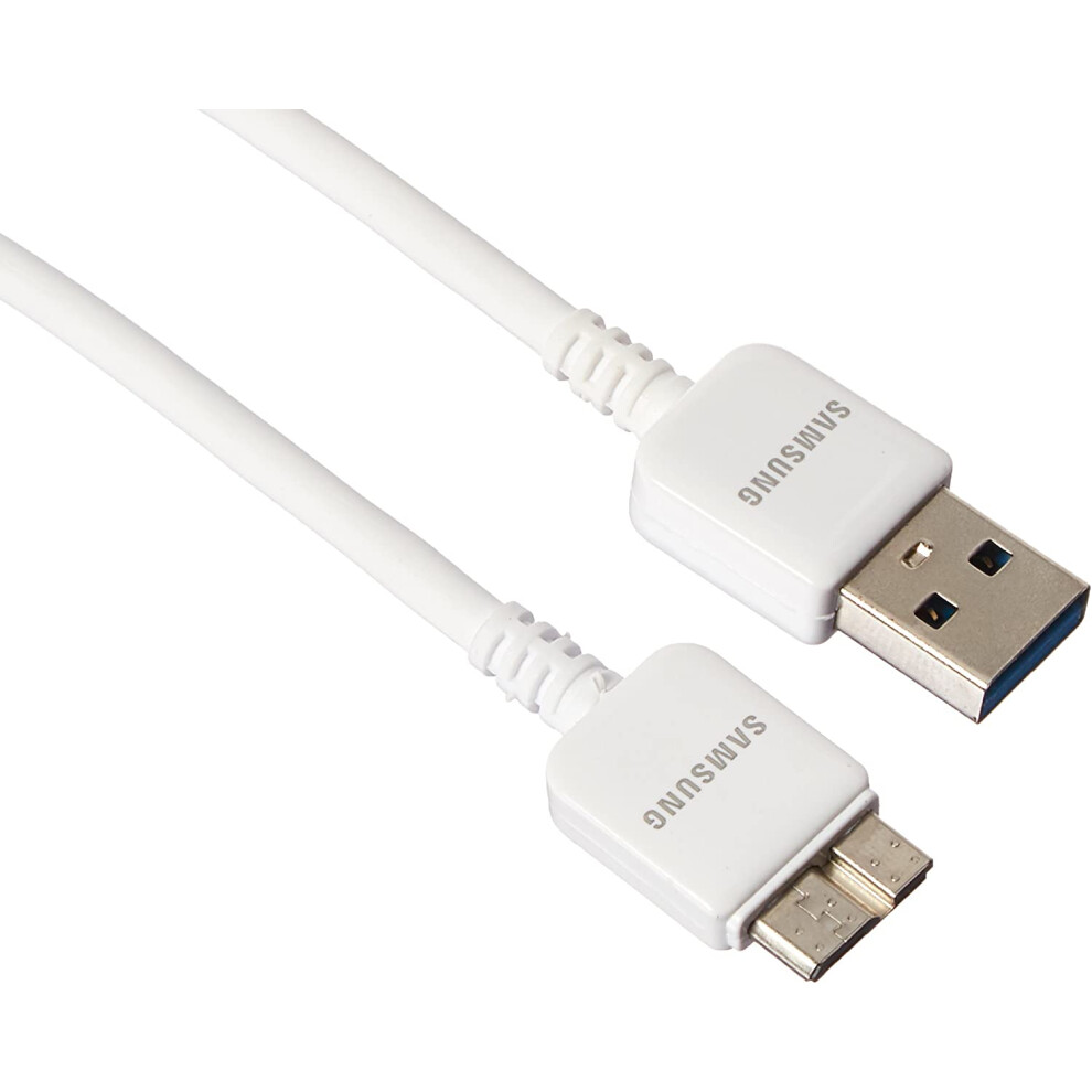5-Feet Usb 3.0 Data Cable For Galaxy S5/Galaxy Note 3 - Non-Retail Packaging - White 9110895358283