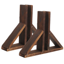Solid Wood Fence Base Support Outdoor Decor Fences Decoration Stand Indoor Baby
