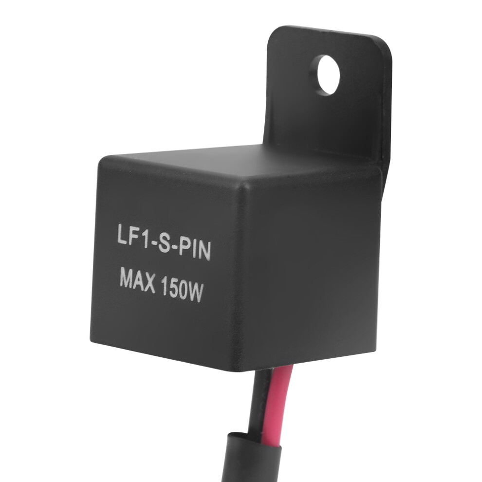 Motorcycle 12V 150W Led Flasher Relay With Cable 2Pin For Turn Signals 4691382777855
