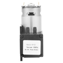 DC12V 12W Small Oilless Vacuum Pump ‑80KPa 12L/min Flow Efficient Gas Pump