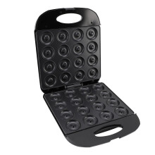 Mini Donut Maker 1400W Electric Doughnut Maker for 16 Donuts with Nonstick Surface and Temp Control