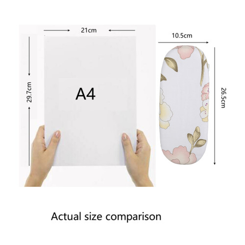 Foldable Mini Ironing Board for Travel and Home - Peony Design 1