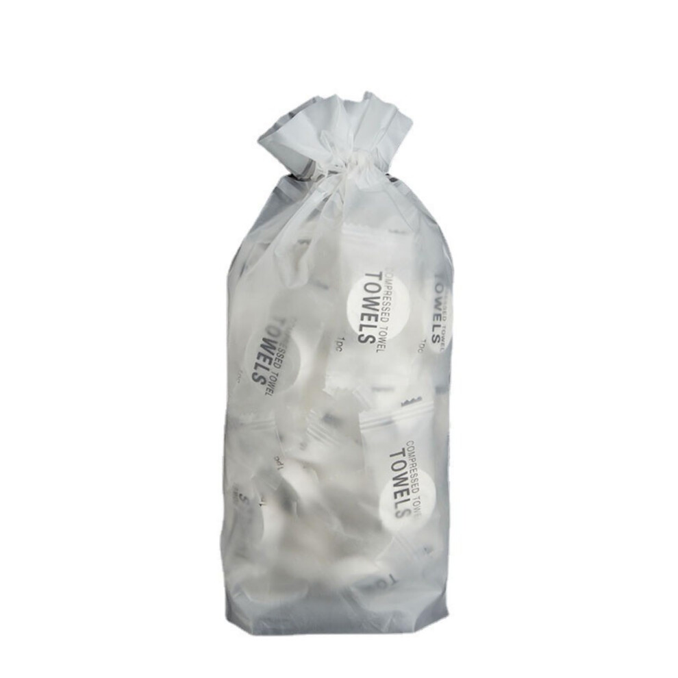 Compressed Towel 50 Pack  Disposable Cotton Facial Wipes for Travel and Beauty Salon Use