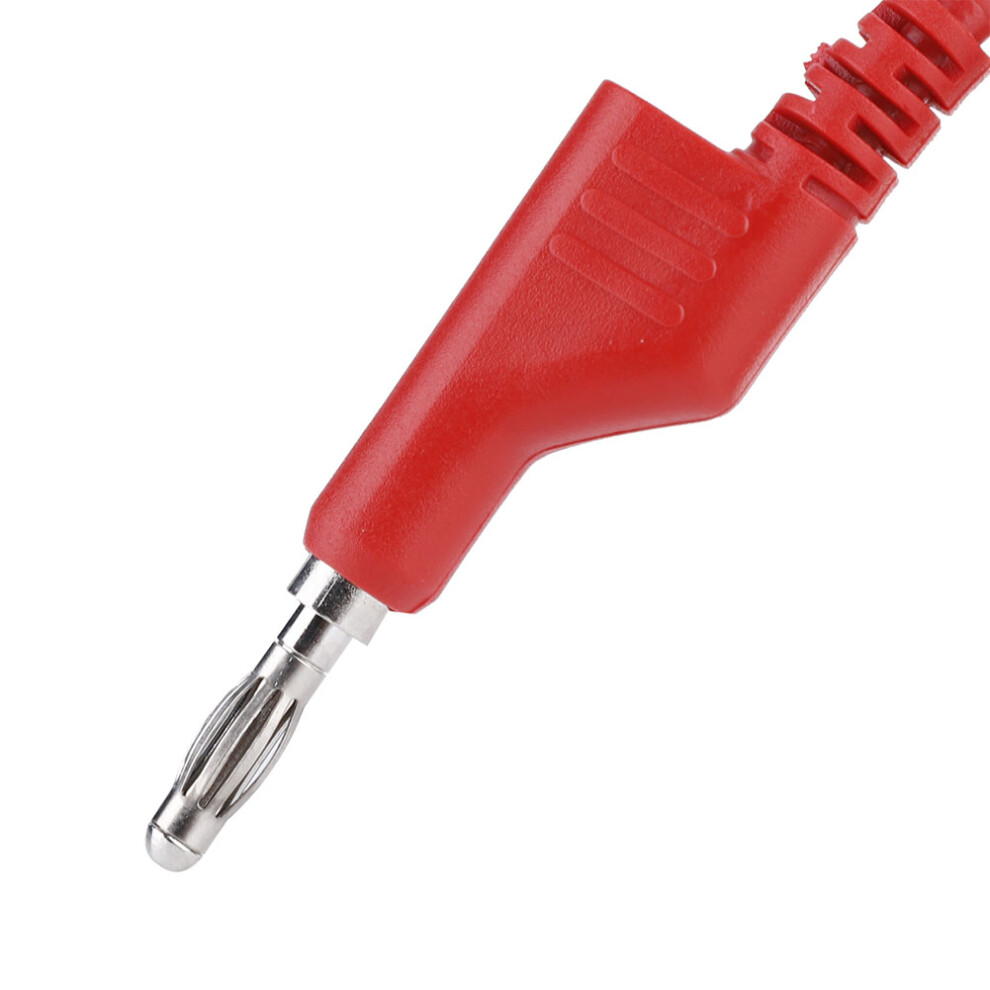 5Pcs P1037 1M 4Mm Banana To Crocodile Clip Test Leads For Multimeter 3451382778754