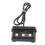 Universal Motorcycle License Plate Light - Black LED Plug & Play 15