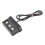Universal Motorcycle License Plate Light - Black LED Plug & Play 16