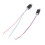 5PCS 4mm x 8mm 0408 Coreless DC Vibration Motor 3V Mini with Eccentric Wheel for DIY Projects 3