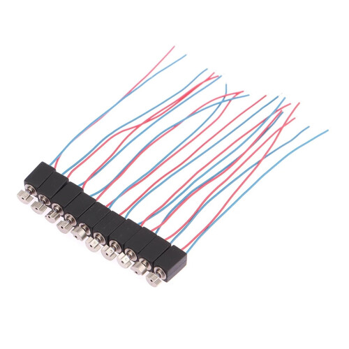 5PCS 4mm x 8mm 0408 Coreless DC Vibration Motor 3V Mini with Eccentric Wheel for DIY Projects 1
