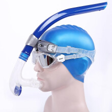 (Yellow) Adjustable Angle Snorkel with Silicone Tube for Beginner Diving in Sea or Pool
