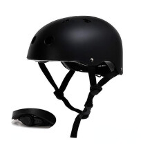 (M, Black) Adult Ventilation Helmet for Bicycle Cycling with Impact Resistance