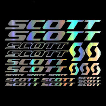 (laser) Scott Bike Frame Stickers Decals Sheet