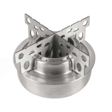 (A) Portable Mini Alcohol Stove Stand Rack for Outdoor Camping, Hiking, Backpacking