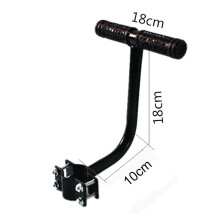 (S, black) Kids Safety Armrest Bike Rear Seat - Comfortable Handle Bar Saddle Chair