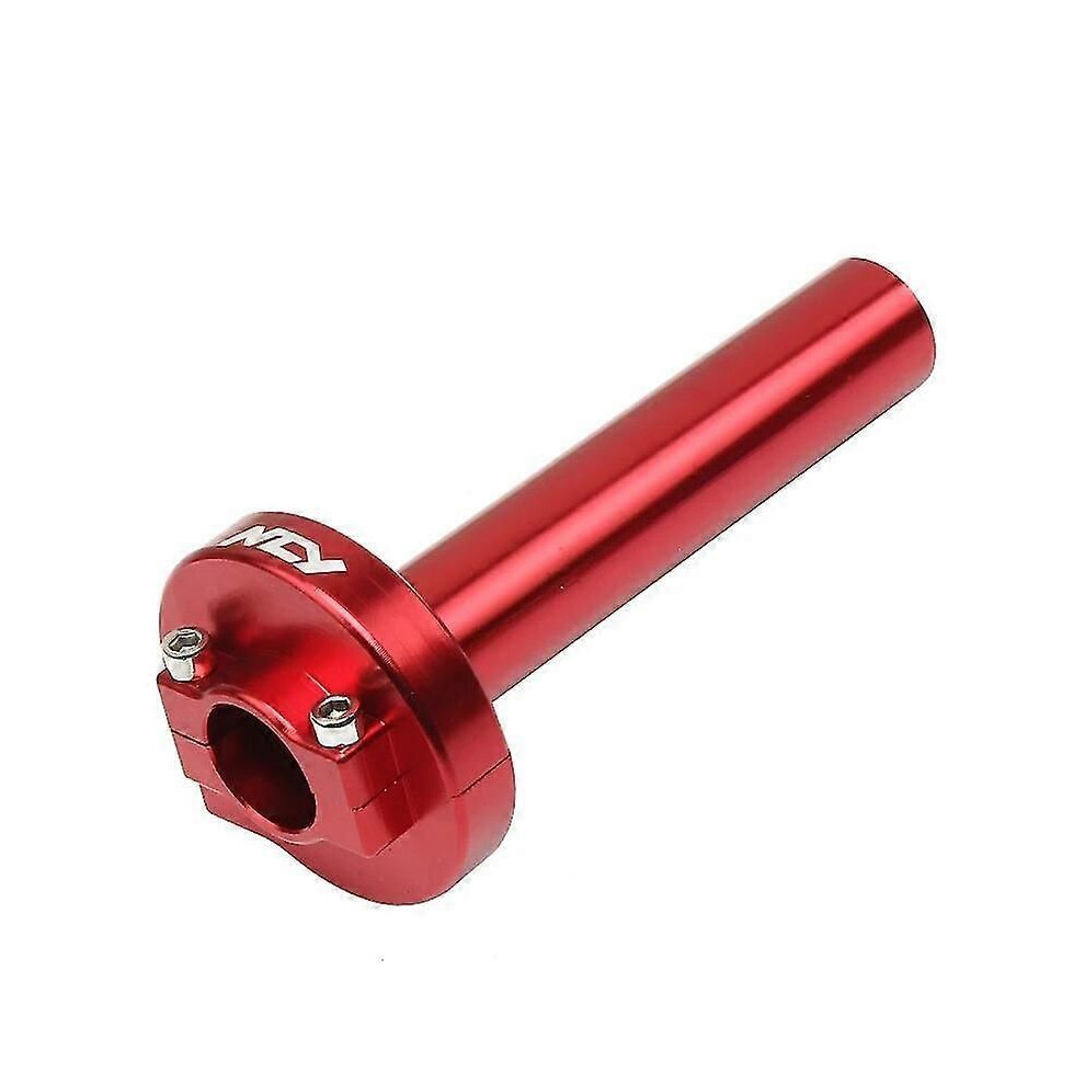 (Red) Cnc Aluminum Multicolor Accelerator Throttle Twist Grips Handlebars Universal For Motorcycle Moped Scooter Bike Red 8482113665413