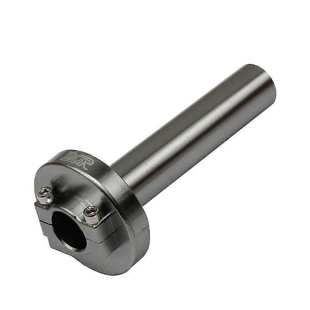 (Gray) Cnc Aluminum Multicolor Accelerator Throttle Twist Grips Handlebars Universal For Motorcycle Moped Scooter Bike Gray 8476838423267