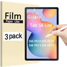 3 Packs) Paper Like Film For compatible with Samsung Galaxy Tab S6 Lite 10.4 2020 2022 SM-P610 SM-P615 P613 P619 Screen Protector Tablet Film 3 PCS