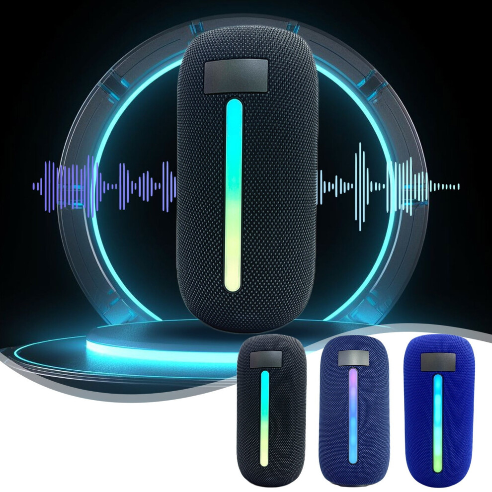 Jacenvly Portable Bluetooth 5.1 Speaker With Led Subwoofer, Cool Effects Â Compatible With Iphone, Android Â Great Father's Day Gift Light 9389440678910