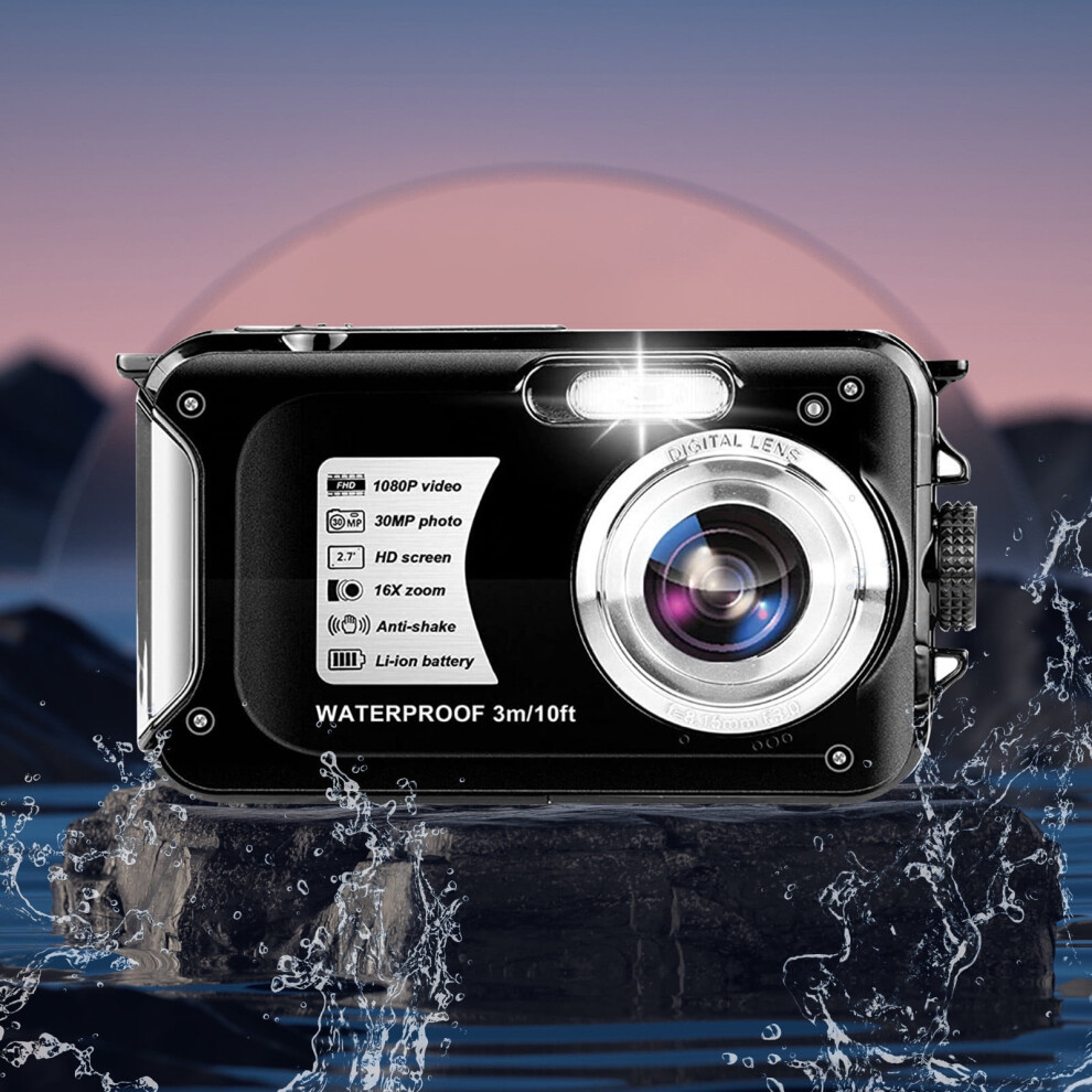 Jacenvly 30Mp Hd Digital Camera With 2.7" Ips Screen, Waterproof, Anti-Shake, 16X Zoom, Video Recording – Cheap Price 9389440678972