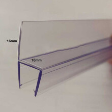 2pc 50cm replacement seal shower shower door seal 6/8/10/12/15mm water deflector