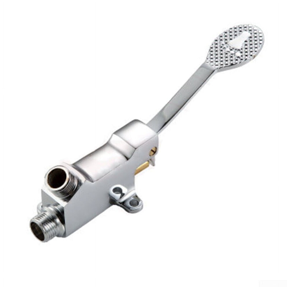 Uhuse Floor Foot Pedal Control Switch Tap Valve Faucet Basin Single Cold Water 9389440230446