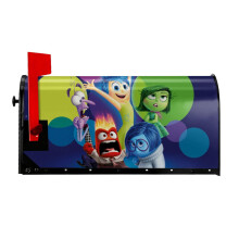 Inside Out Magnetic Mailbox Cover Garden Yard Home Decor For Outside, Decorative Outdoor Post Letter Box Wrap Decor Mail Wraps, 25.5x21 In