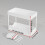 Pull-Out 2 Layer Storage Rack Kitchen Sink Organizer Racks Detachable Seasoning Laundry Storage Holders for Kitchen and Bathroom 2