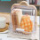 Bocqde Fruit Storage Box Flip Bread Cake Storage Box Tableware Display Rack 1