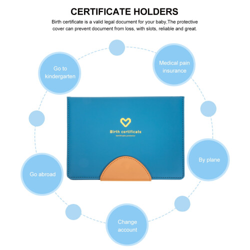 Important Document Organizer Baby Certificate Holder Birth Certificate Protector 1