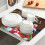 Mi-Ckey Mouse Christmas Dish Drying Mat For Kitchen Counter, Microfiber Dish Mat, Fast Absorbent Draining Pad 3