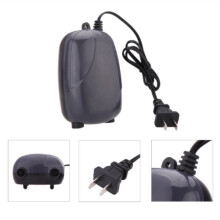Single Outlet Aquarium Air Pump, Fish Tank Aerator with Accessories, Quiet Oxygen Pump for Small Tank
