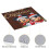 Mi-Ckey Mouse Christmas Dish Drying Mat For Kitchen Counter, Microfiber Dish Mat, Fast Absorbent Draining Pad 6
