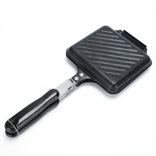 Sandwich Maker Panini Press with NonStick DoubleSided Aluminum Pan for Stovetop and Camping