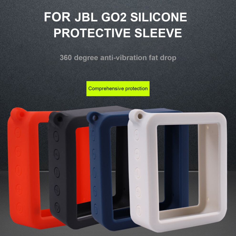 Susuchens Protective Bag Good Hardness Dust-Proof With Carabiner Tooth-Compatible Speaker Storage Pouch For Compatible With Jbl Go2 Blue 9389440471948