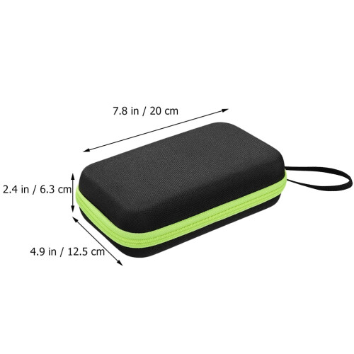 Thermometer Storage Case for Digital Ear Thermometer - Red Zipper 2