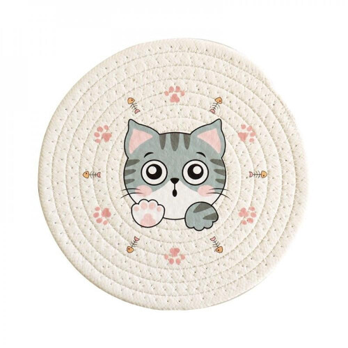 7" Woven Round Placemats (Set of 4)