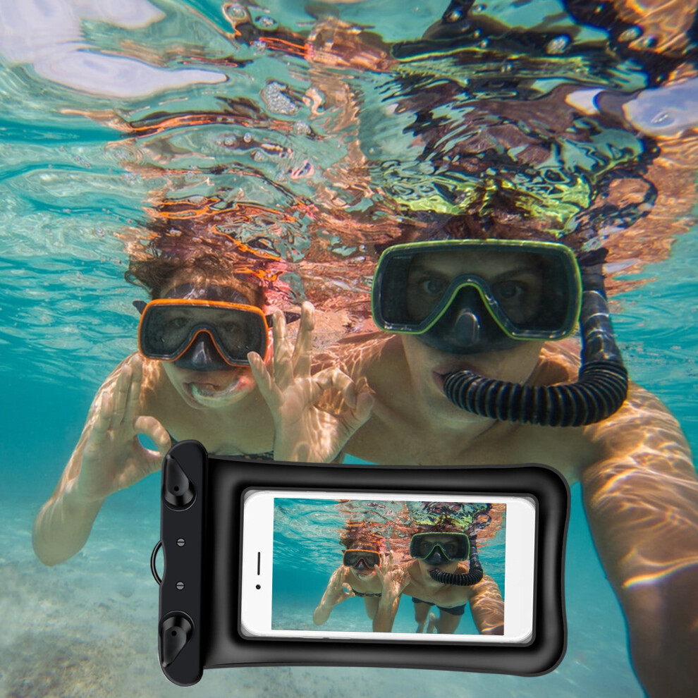 Txmfgh Tpu Waterproof Phone Pouch For Underwater Use: Ipx8 Standard, 30 Meters Deep, Perfect For Swimming And Diving Adventures 9389440473706