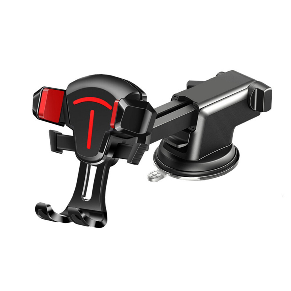 Yonrjhukm 360 Degree Adjustment Direction Multi Function Handset, Aircondition Outlet Clip And Suction Cup Base Phone Red 9389440472075