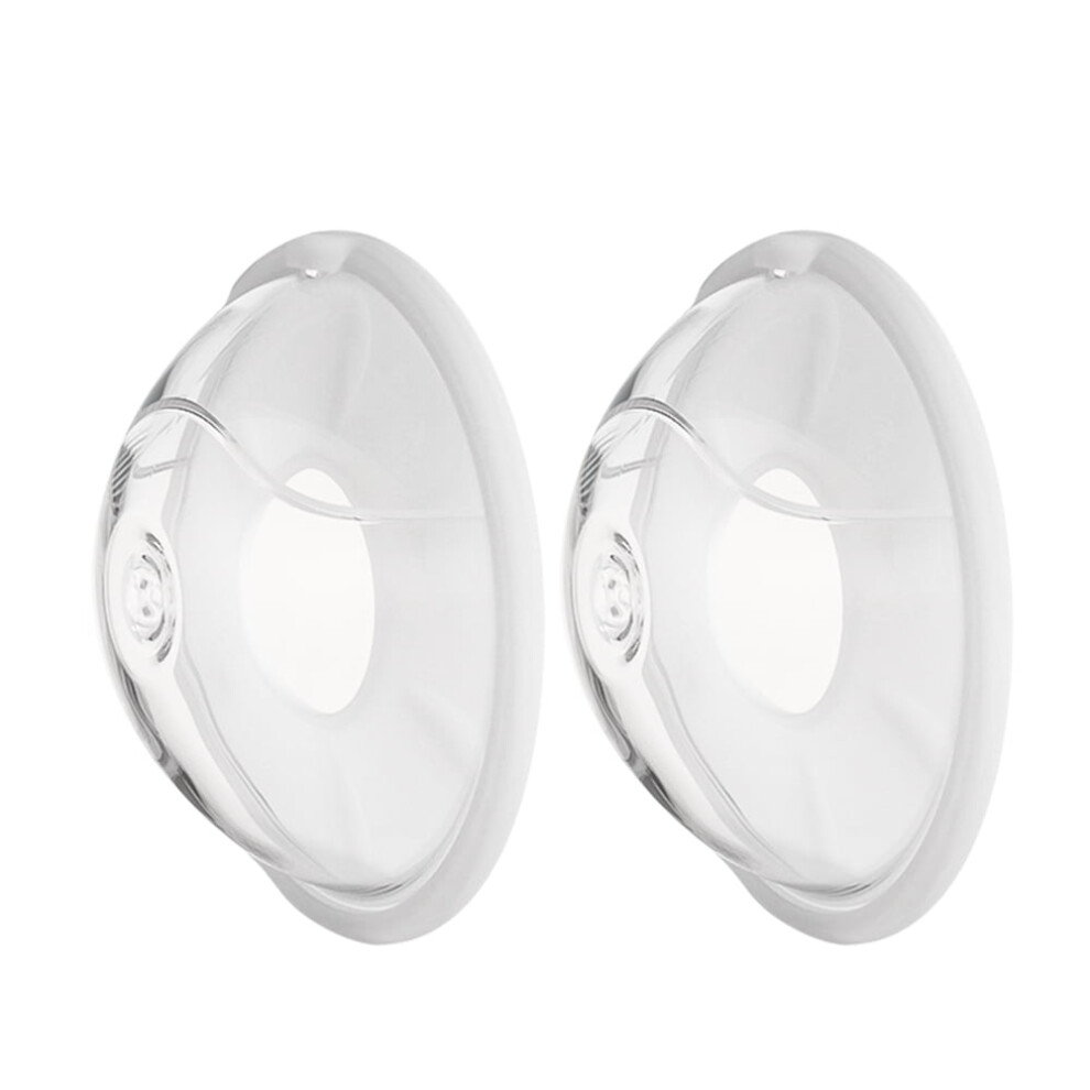 Pinnaco Breastfeeding Milk Saver, 2pcs Wearable Manual Silicone Breast Shell, Collect Leaking Breastmilk with 30ml Capacity