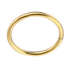 Decorative Earring Creative Mens Fake Nose Piercing Circle Shaped Titanium Steel Stud Man