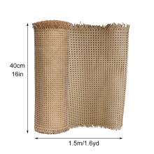 AFQH Rattan Cane Webbing Roll, Pre-Woven Open Mesh Fabric for Furniture Caning Projects, Cabinet Bed Chair Repair DIY Supplies