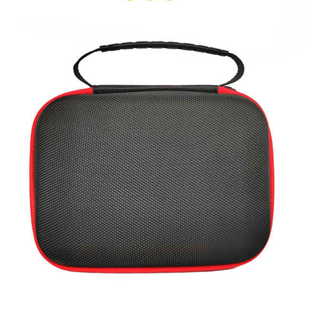 Jixopn Hard Shell Storage Bag Shockproof Portable Protection Bag Anti-Scratch With Handle Mesh Pocket For Anbernic Rg405v Console Accessories Black/Red 9389440641495