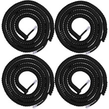 Coi Telephone Cord, 4 Pack, 4 Feet Coi, 25 Feet Uncoi, Phone Cord works with All Corded Landline