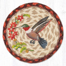 LC-717 Wildlife Hummingbird Round Large Coaster 7"x7"