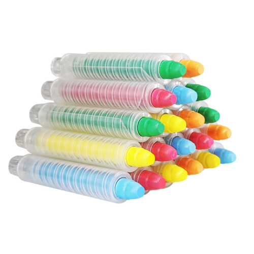 Washable Sidewalk Chalks Dust Free Solid Water Chalk Jumbos Chalk for Students