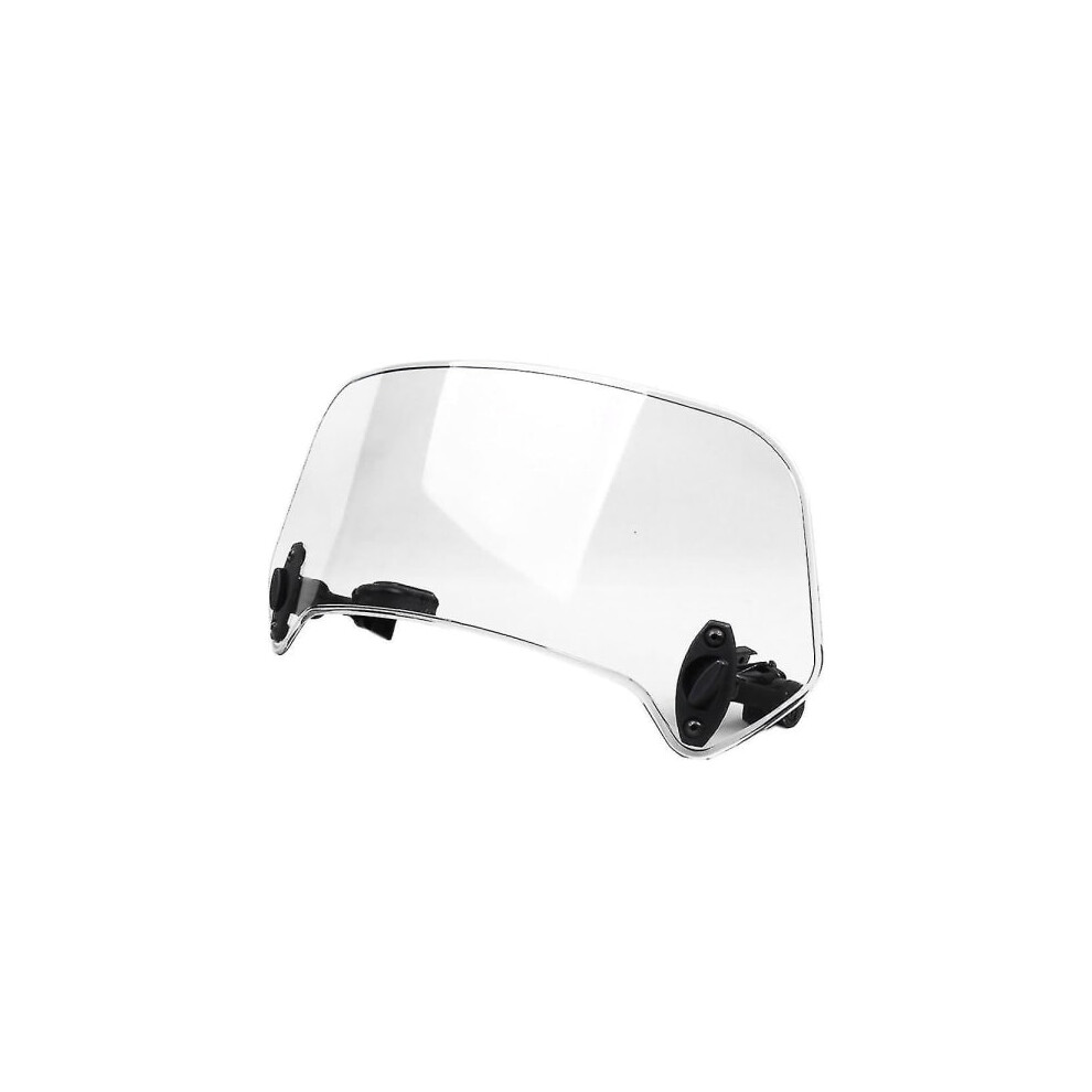 Transparent Color Universal Motorcycle Adjustable Windshield Extension Windscreen Spoiler Deflector-Fd3-O- 9110895367230