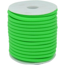 1 Roll Silicone Cord Rubber Hollow Cord 5mm with 3mm Hole 10m