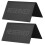 Restaurant Reserved Table Signs Stainless Steel for Table 2Pcs Black Item 3