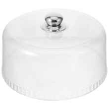 Clear Acrylic Cake Dome Cover for Home Use And Hotel Use In Transparent Color with Protective Lid 1Pack