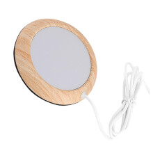 USB Mug Warmer with AntiSlip Pad, USB Powered Coffee Cup Heating Coaster for Desk Home Office