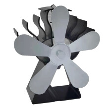 Upgraded 5Blade Heat Powered Wood Stove Fan for Efficient Quiet Warm Air Circulation